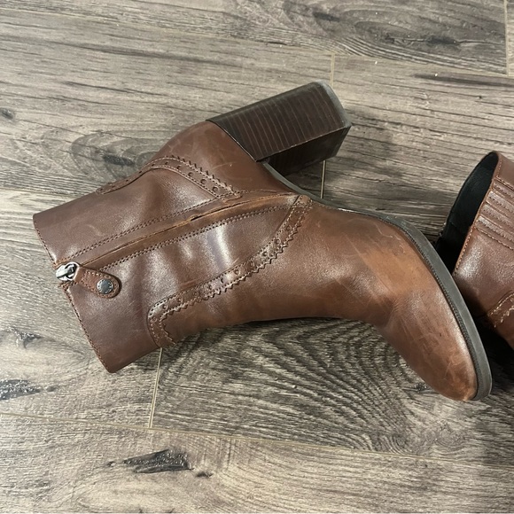 Geox D Jacky Women's Ankle Boots Italian Soft Leather Size 41 - Picture 4 of 9